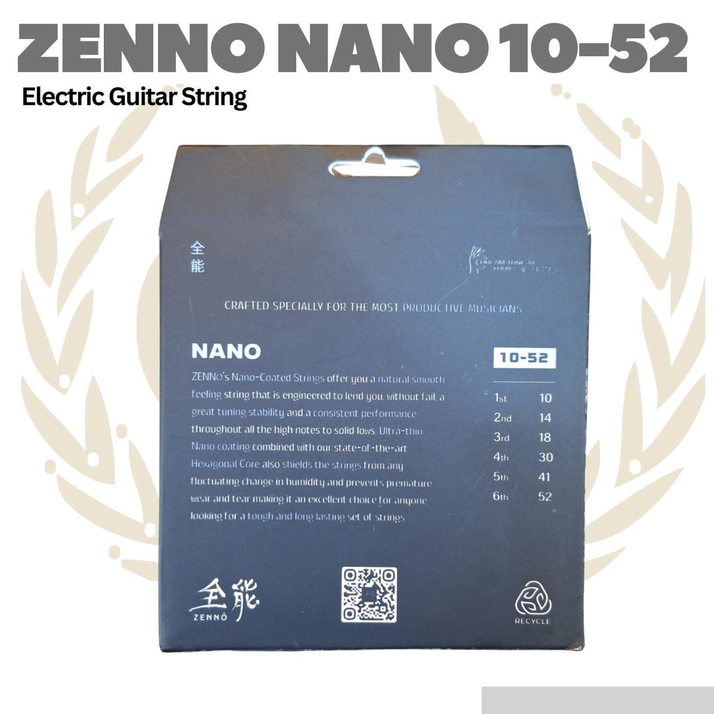 Zenno NANO 1052 Guitar Strings 10-52 - Senar Gitar Elektrik
