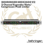 BEHRINGER MDX2600 V2 Expander/ Gate / Compressor / Peak Limiter