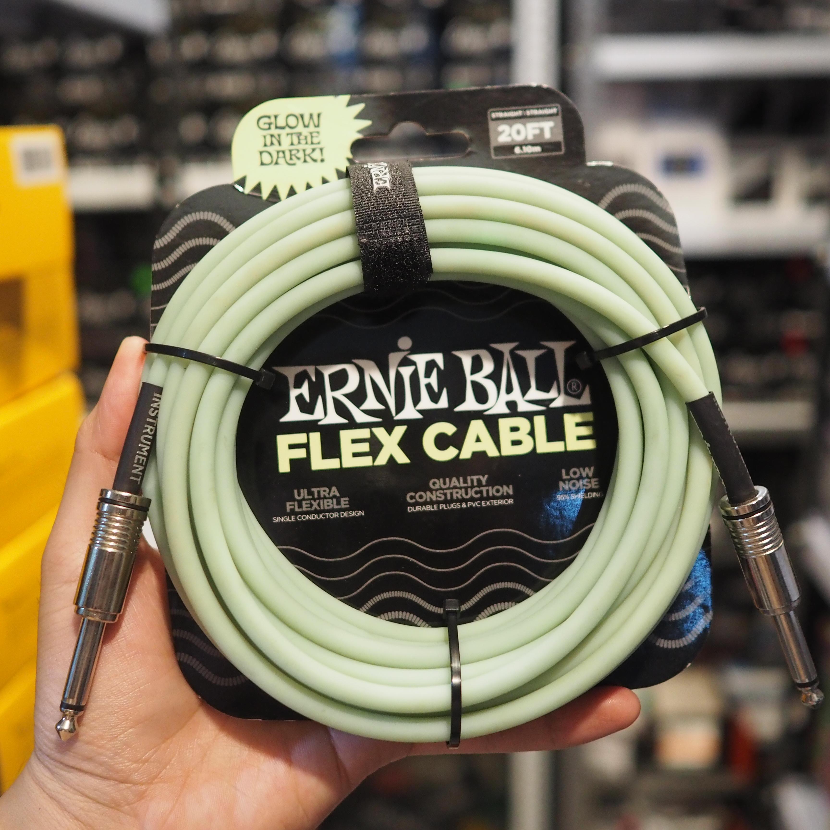 Ernie Ball Flex Instrument Cable - Kabel Jack Gitar Bass Instrumen Akai TS 6.5 Original