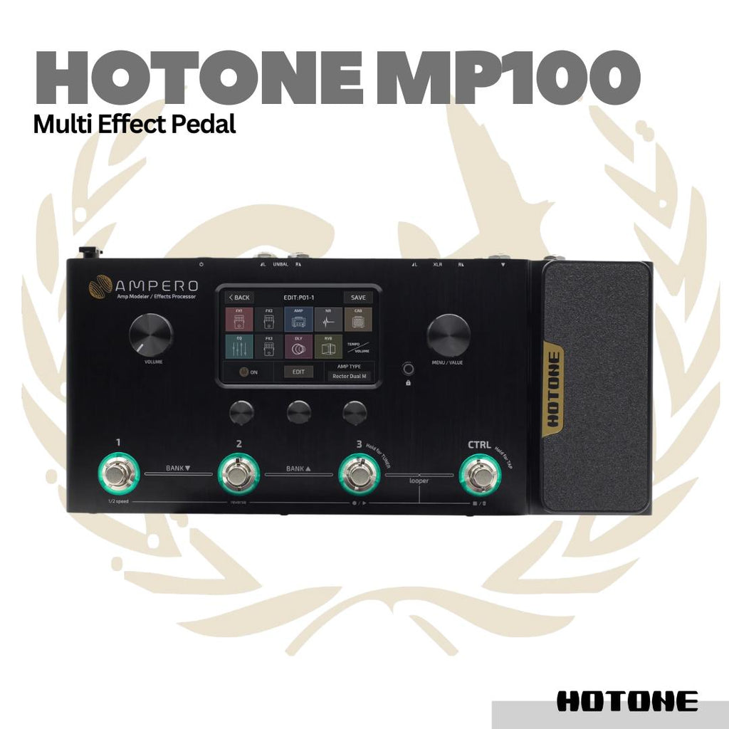 Hotone MP-100 Ampero Multieffects Pedal - Efek Gitar