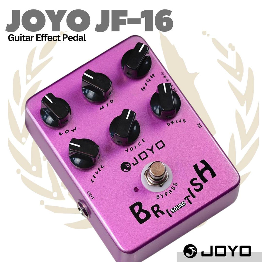 JOYO JF-16 British Sound Overdrive Effect Guitar - Efek Gitar