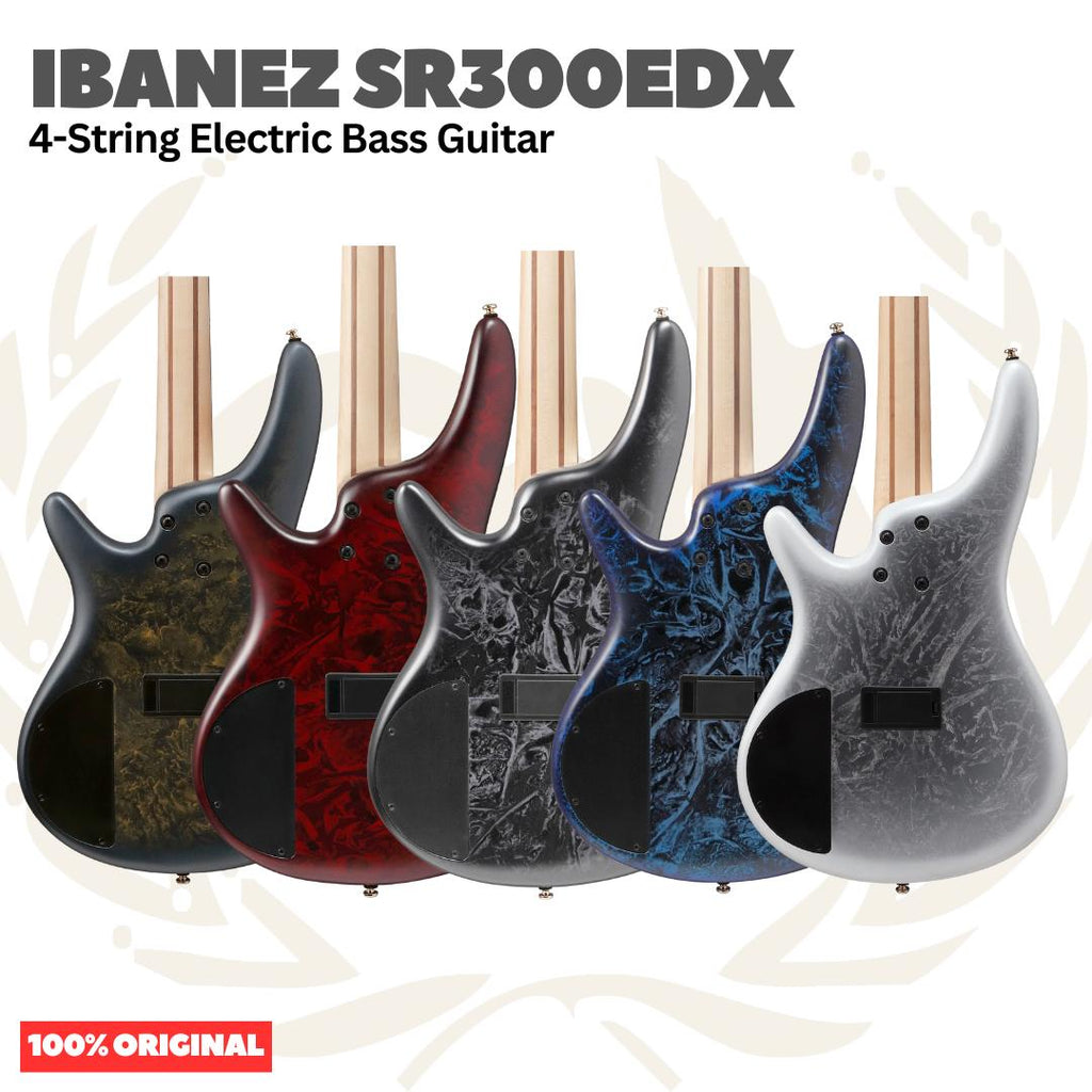 Ibanez SR300EDX Electric Bass Guitar - Bass Listrik Elektrik Original Asli