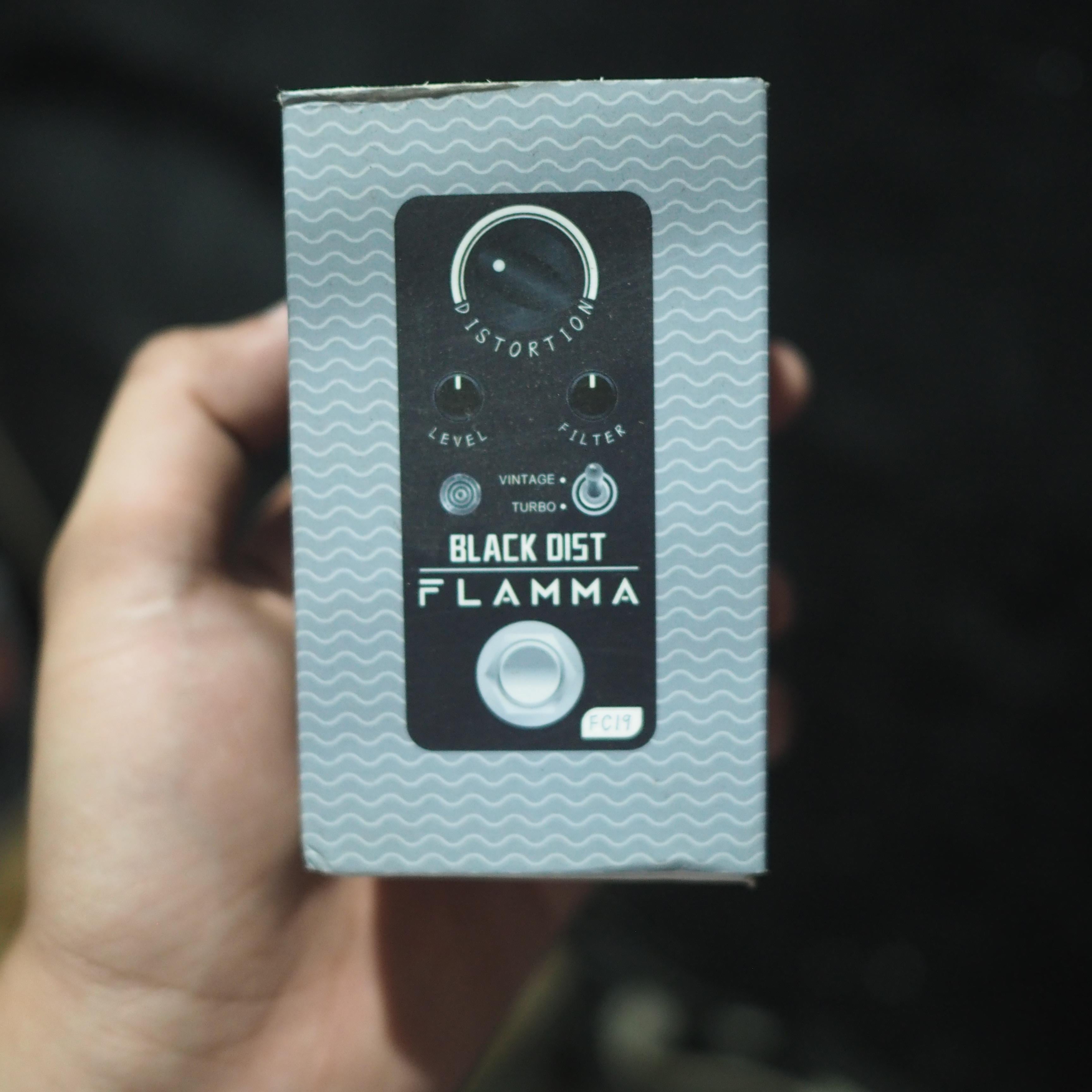 FLAMMA FC19 Black Dist - Warm, Sweet, Vintage Distortion - Efek Gitar