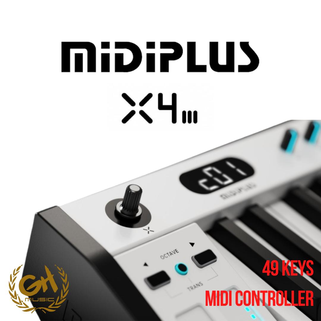 MIDIPLUS X4 III SERIES 49 KEYS MIDI CONTROLLER