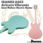 Ibanez AS63 Artcore Vibrante Semi Hollow Electric Guitar Gitar listrik