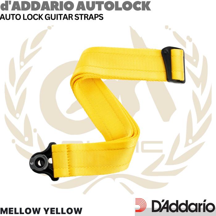 D'ADDARIO Auto Lock Nylon Guitar Strap | Strap Nilon Gitar