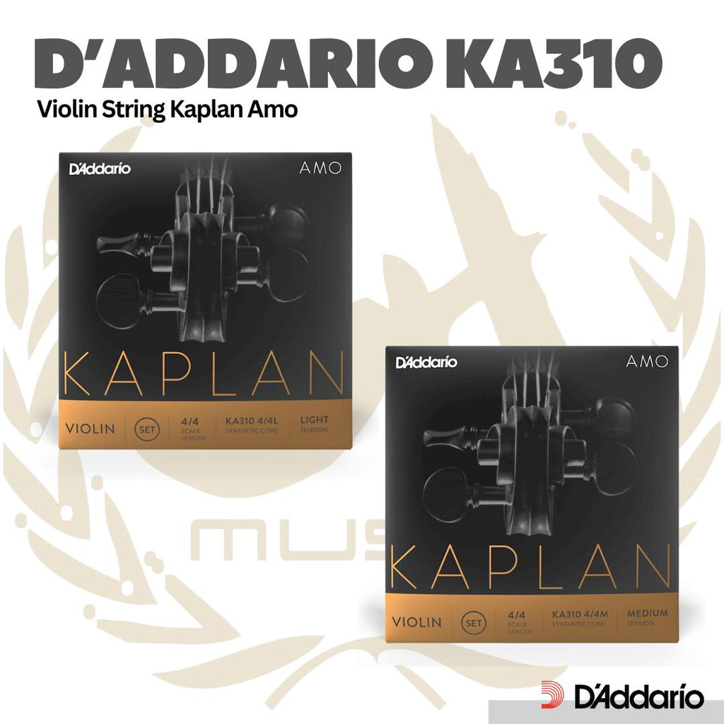 D'addario Model KA310- Ukuran 4/4 Kaplan Amo Violin String Set - Senar Biola