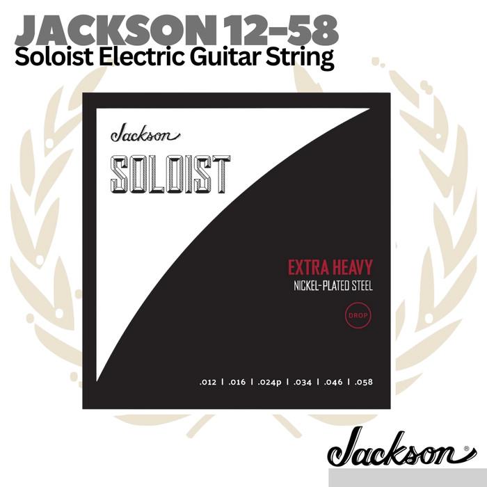 Jackson Soloist Electric Guitar Strings, 12-58