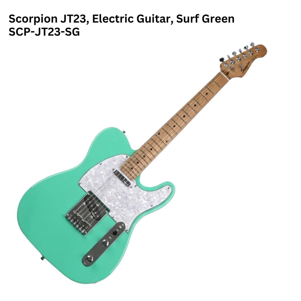 SCORPION JT23 Black Jaguar Series Electric Guitar - Gitar Listrik Tele