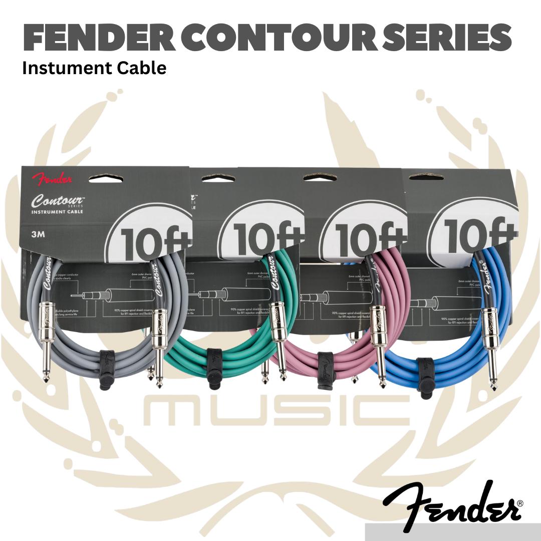 Fender 10FT Contour Series Instrument Cable - Kabel Instrument