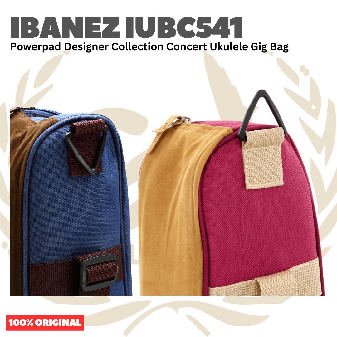 Ibanez IUBC541 Powerpad Designer Collection Gig Bag for Concert Ukulele - Tas Ukulele Concert Original Asli