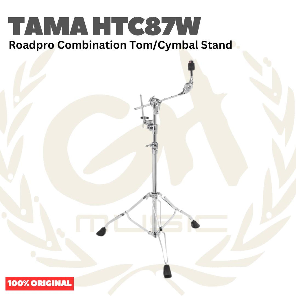 TAMA HTC87W Roadpro Combination Tom/Cymbal Stand - Stand Simbal Tom Drum