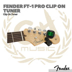 Fender FT-1 Pro Clip On Tuner - Tuner Gitar Bass