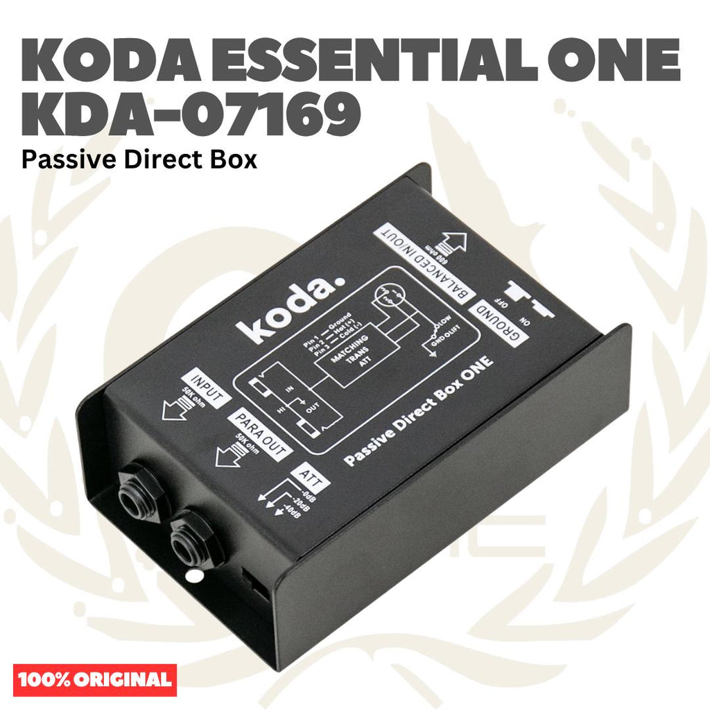Koda Essential KDA-07169 Passive Direct Box ONE - DI Box Pasif