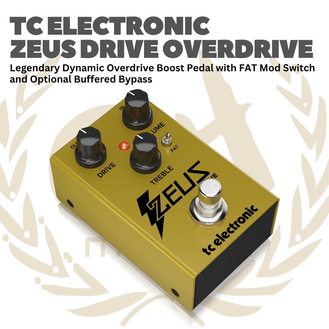 TC Electronic Zeus Drive Overdrive - Efek Gitar Bass Pedal