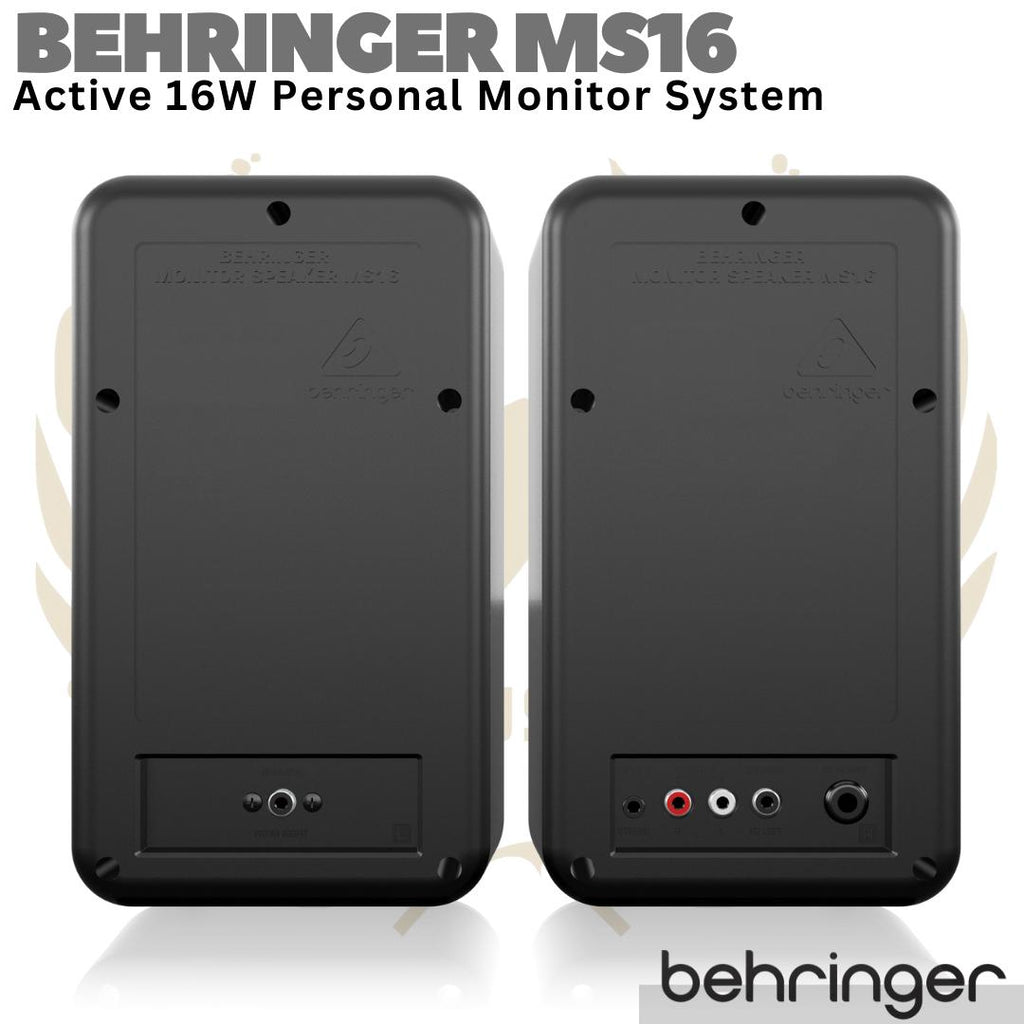 BEHRINGER MS16 Active 16W Personal Studio Speaker Monitor System