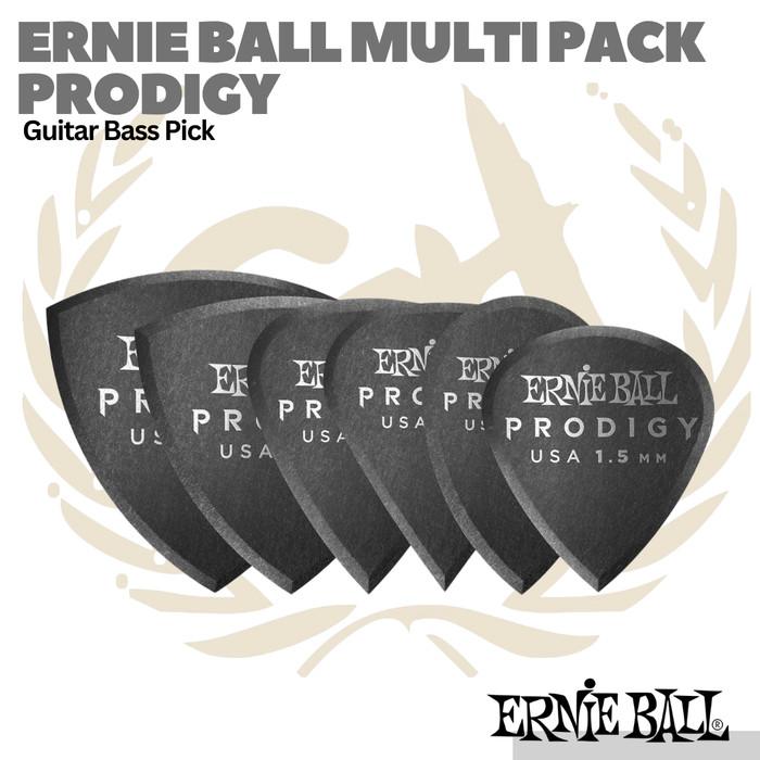 Ernie Ball Multi-Pack Prodigy Picks, 6-Pack