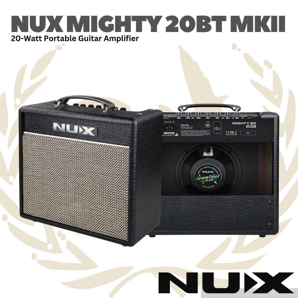 Nux Mighty 20BT MKI & MKII 20W Modeling Guitar Amplifier - Ampli Gitar