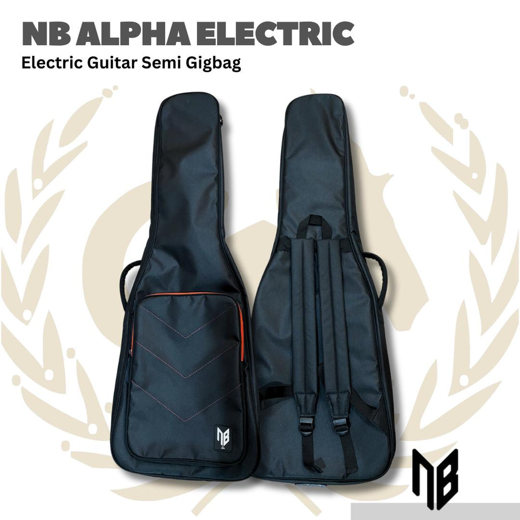 NB Alpha Electric Guitar Semi Gigbag - Tas Gitar Elektrik Semi Gigbag