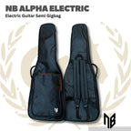 NB Alpha Electric Guitar Semi Gigbag - Tas Gitar Elektrik Semi Gigbag