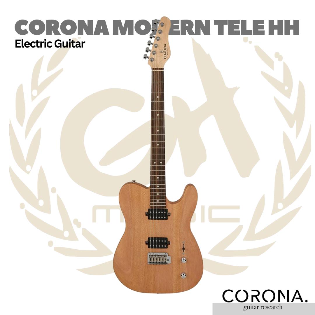 CORONA MODERN PLUS Telecaster HH Mahogany Electric Guitar - Gitar Elektrik