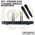 RECORDING TECH RT PRIME200 2 CHANNEL WIRELES MICROPHONE | PRIME 200