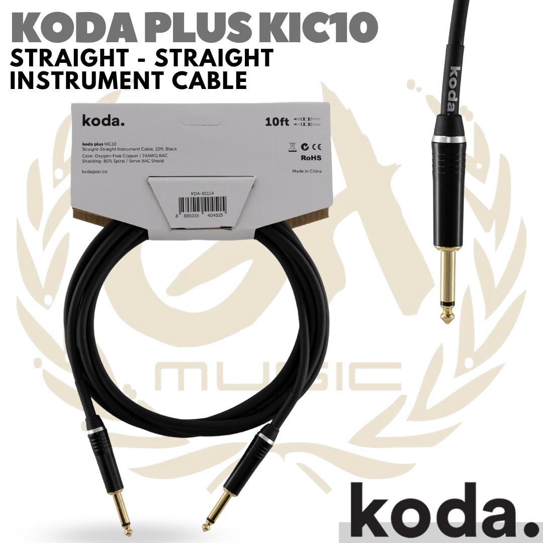 KODA PLUS STRAIGHT - STRAIGHT Instrument Cable | Kabel Jack Gitar Bass