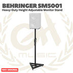 Behringer SM5001 Heavy-Duty Height-Adjustable Monitor Stand - Stand Speaker Monitor