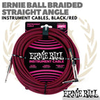 ERNIE BALL BRAIDED Straight Angle Instrument Cable | Kabel Jack Gitar