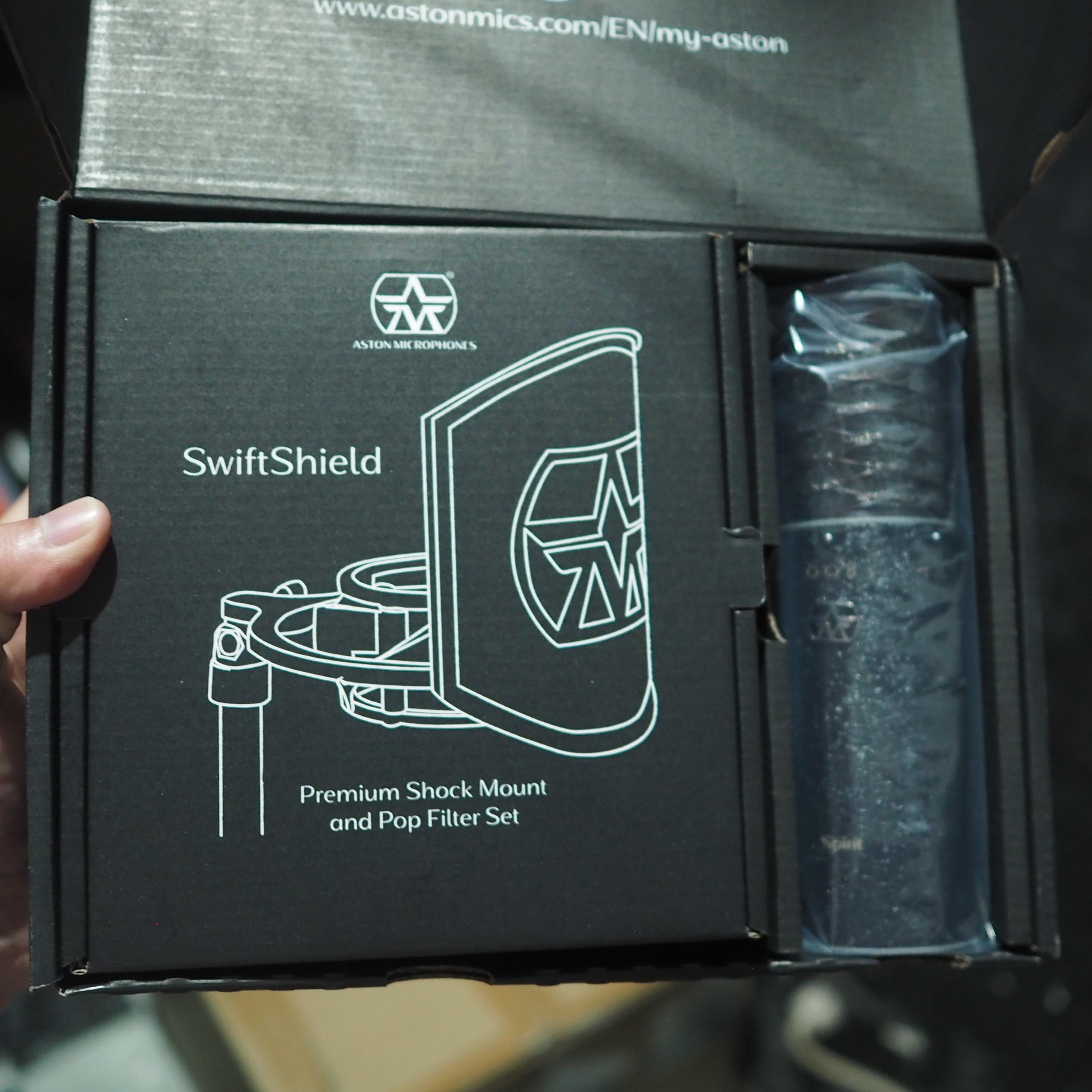 ASTON SPIRIT BLACK BUNDLE Multi Polar Patterns Condenser Microphone (made in UK)