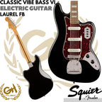 Squier Classic Vibe Bass VI Electric Guitar, Laurel FB