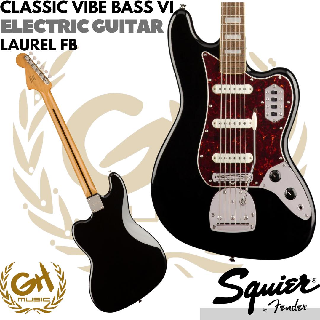 Squier Classic Vibe Bass VI Electric Guitar, Laurel FB