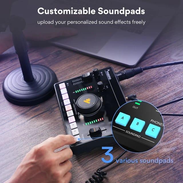 MAONO AMC2 A NEO Set Bundle Live Streaming Audio Mixer & Sound Card