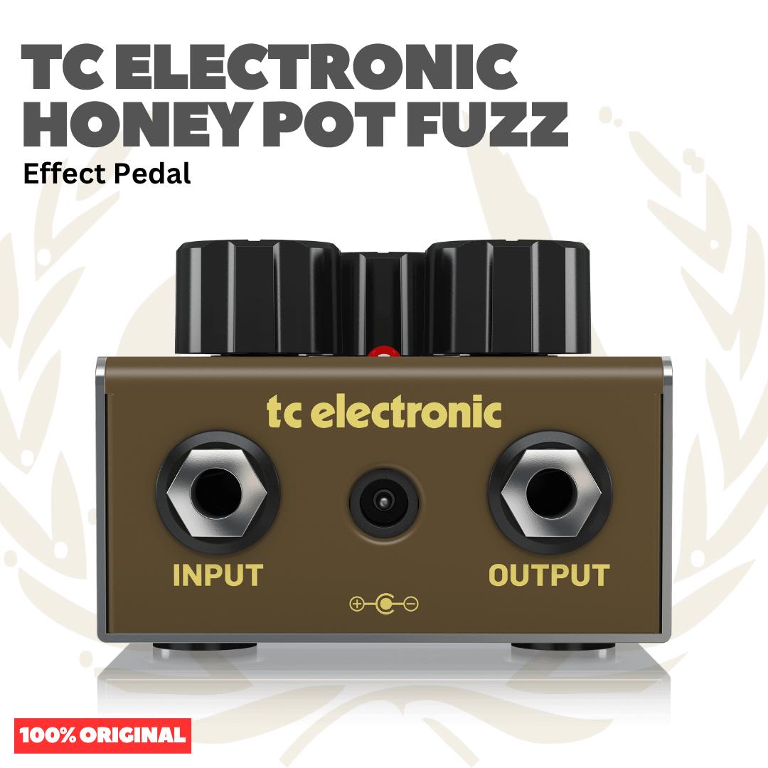 TC Electronic Honey Pot Fuzz Vintage-Flavored Fuzz Pedal with Massive Wall of Tones and Miles of Sustain Effect Pedal - Efek Pedal Gitar