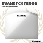 Evans TCX Clear Tenor Marching DrumHead - Membran Drum