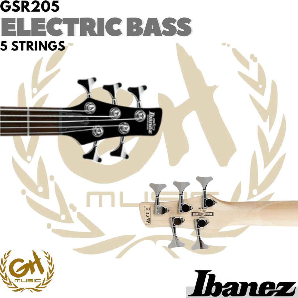 IBANEZ GSR205 5 STRING ELECTRIC BASS - BASS ELEKTRIK 5 SENAR