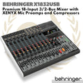 Behringer Xenyx X1832USB Premium 18 Input 3 Bus Mixer USB Interface