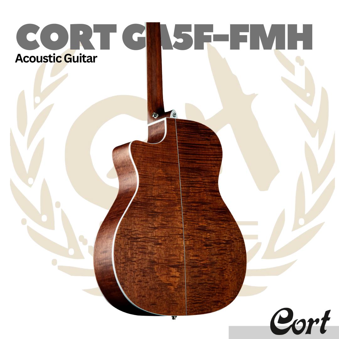 Cort Grand Regal GA5F-FMH Acoustic Guitar - Gitar Akustik