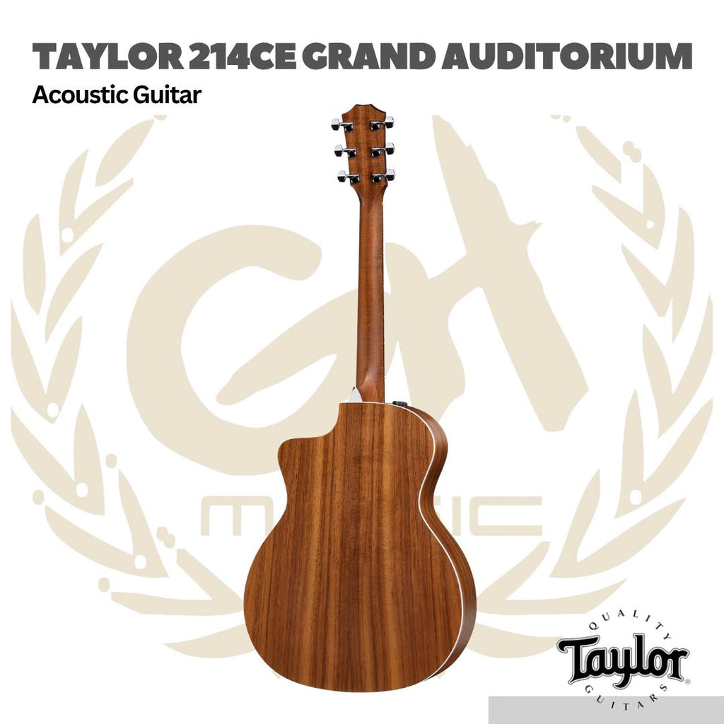 Taylor 214ce Grand Auditorium Acoustic Guitar - Gitar Akustik
