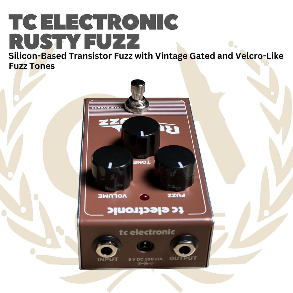 TC ELECTRONIC RUSTY FUZZ GUITAR EFFECT - EFEK GITAR BASS PEDAL