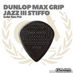 Dunlop Max Grip JAZZ III Stiffo Pick Isi 6 - Pick Gitar Bass