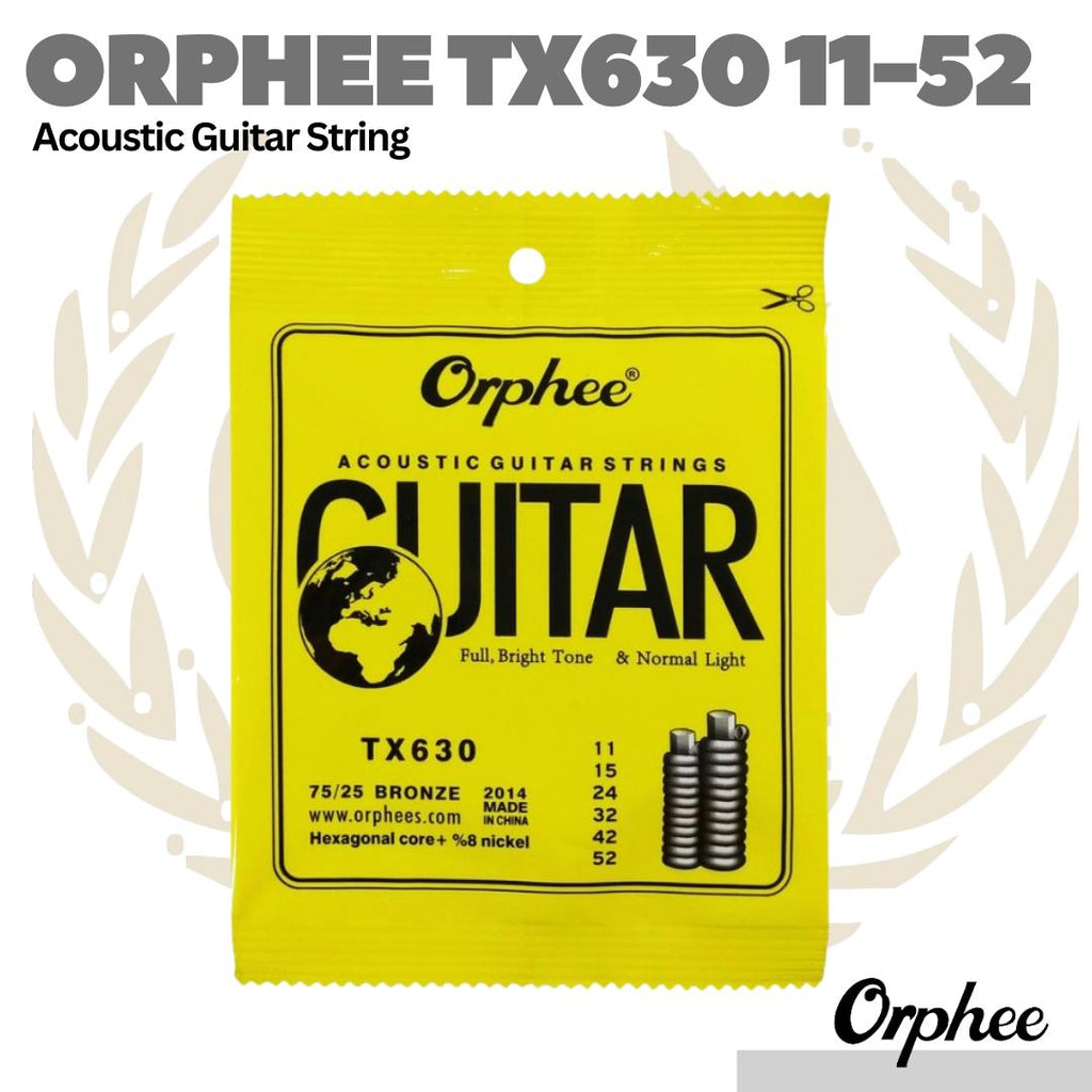 Orphee TX630 Acoustic Guitar String 11-52 - Senar Gitar Akustik