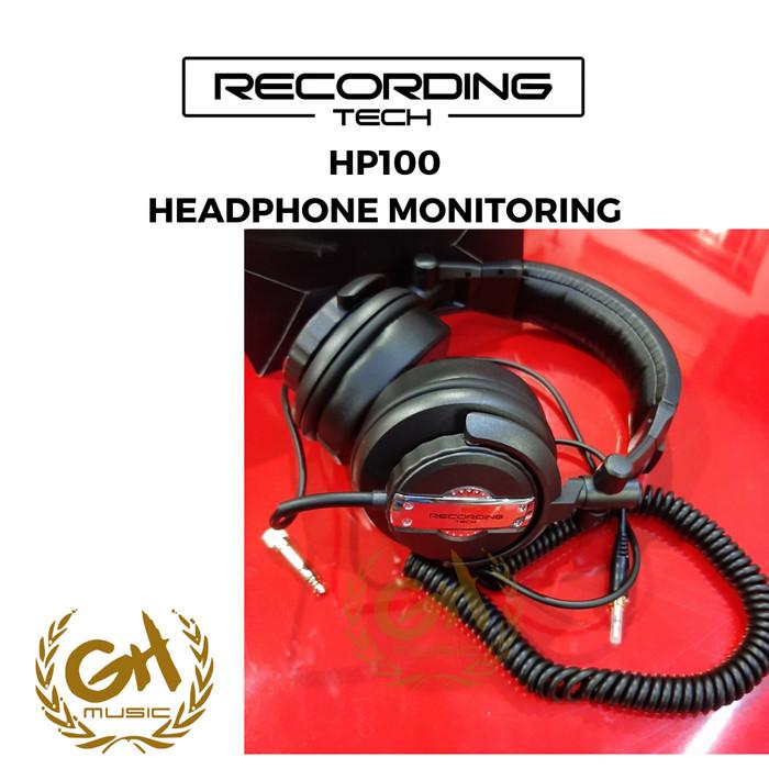 MONITORING HEADPHONE RECORDING TECH HP100