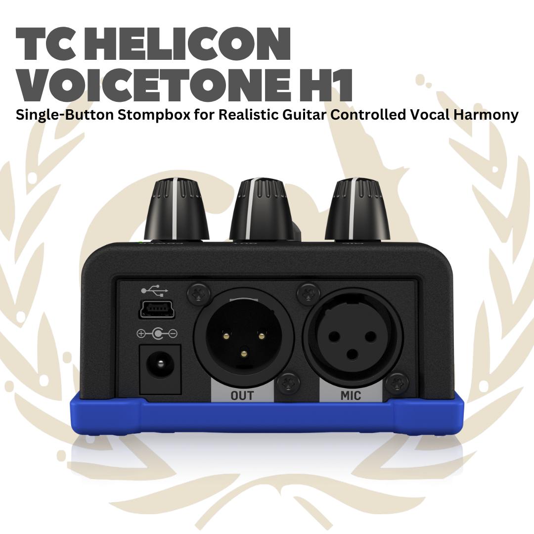 TC Helicon Voicetone H1 - H 1 Voice tone Efek Gitar Bass Pedal H-1