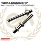 TAMA MS642SHP Square-Head Bolt For TT/FT/SD (w/Washer) (2Pcs/Set) - Aksesoris Baut Sekrup Drum Original Asli