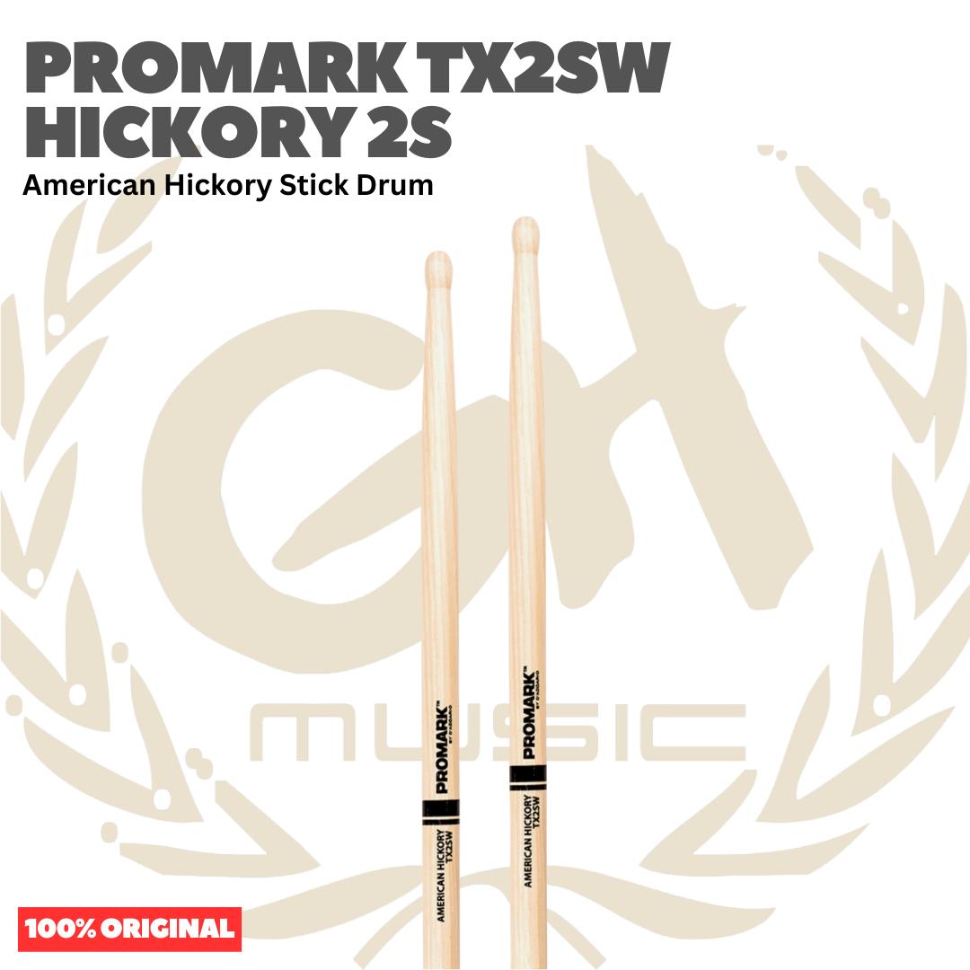 PROMARK TX2SW American Hickory Stick Drum - Stik Drum 2S Original Asli