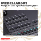 MEDELI AK603 61-Keys Arranger Pro Series Digital Workstation Keyboard Portable - AK-603 Keyboard Original Asli