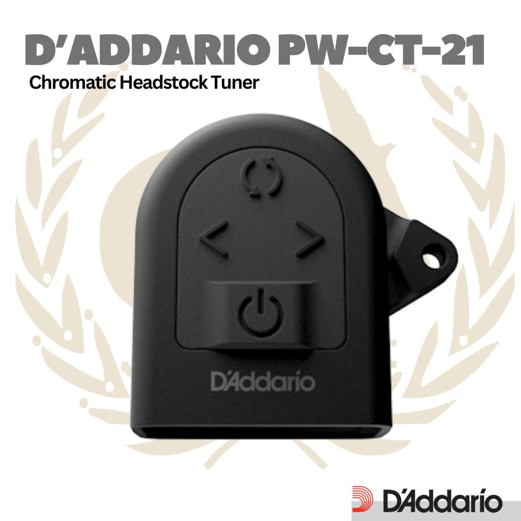 D'addario PW-CT-21 Chromatic Headstock Tuner - CT21 - Gitar Bass