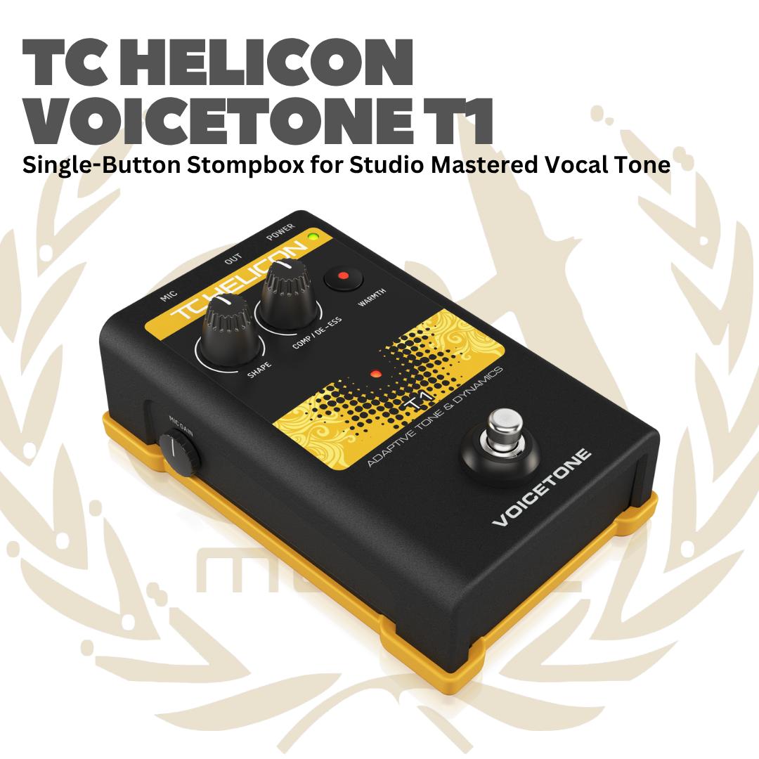 TC Helicon Voicetone T1 - T 1 Voice tone Efek Gitar Bass Pedal T-1