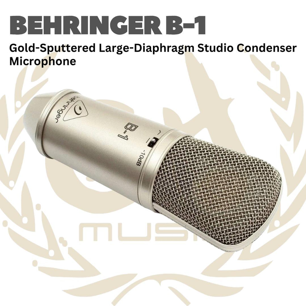 Behringer B1 | B-1 Large Diaphragm Condenser Microphone - Mic Kondenser Studio Original
